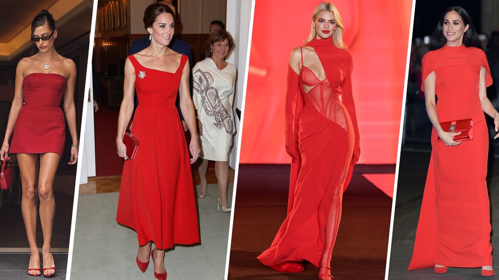 A red dress is so hot for autumn winter 14 of the best to shop right now HELLO