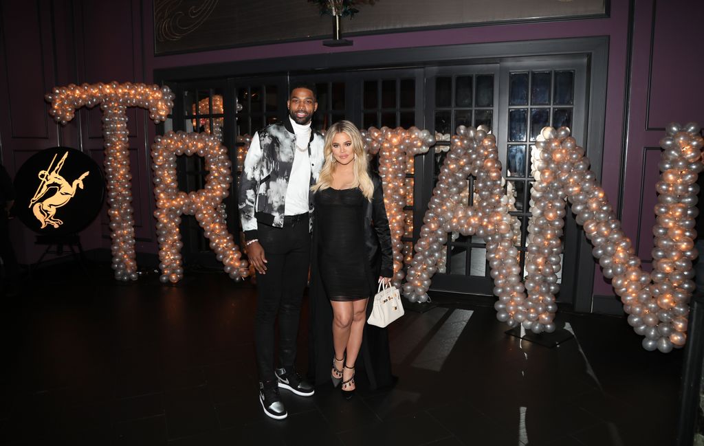 LOS ANGELES, CA - MARCH 10:  Tristan Thompson and Khloe Kardashian pose for a photo as Remy Martin celebrates Tristan Thompson's Birthday at Beauty & Essex on March 10, 2018 in Los Angeles, California.  (Photo by Jerritt Clark/Getty Images for Remy Martin )
