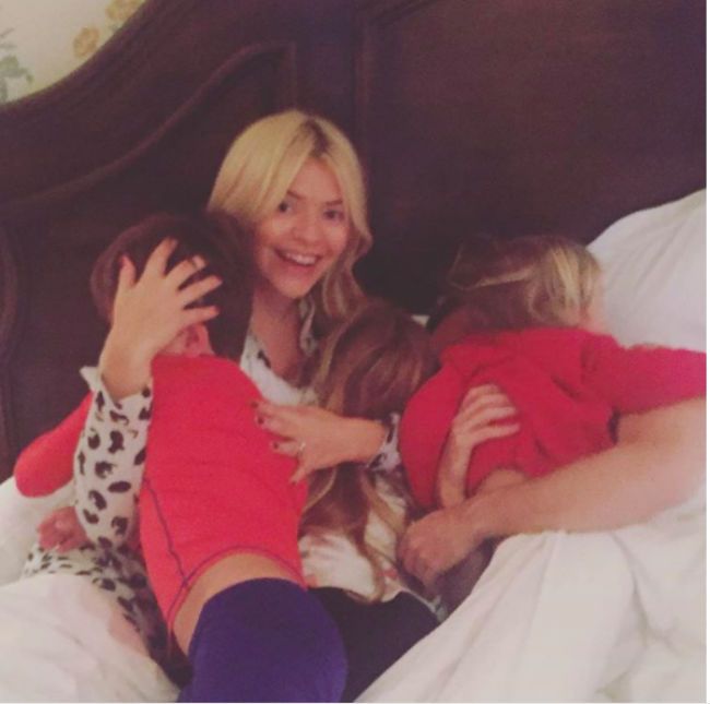 holly willoughby with her kids
