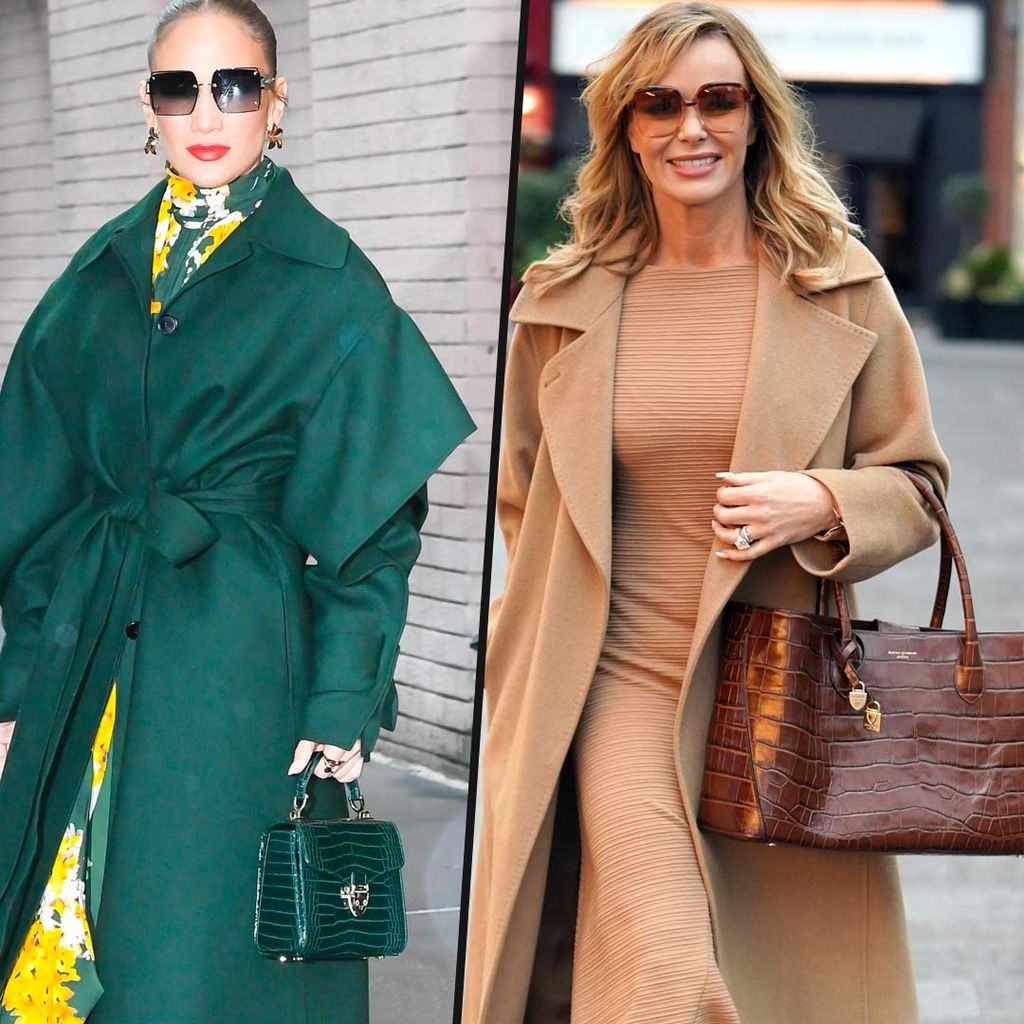 Celebrities love Aspinal of London, too! Left to right: Jennifer Lopez and Amanda Holden