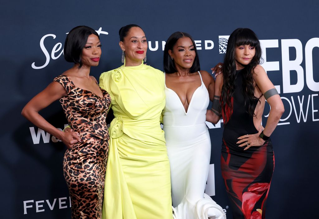 Jill Marie Jones, Tracee Ellis Ross, Golden Brooks and Persia White ebony 100