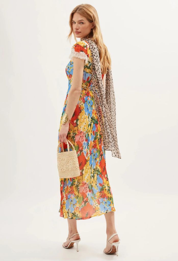 Rixo floral clarice dress
