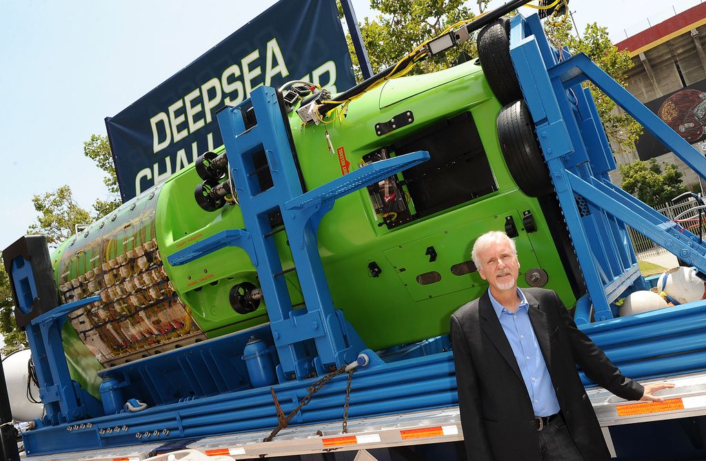 Director James Cameron attends the Deepsea Challenger photocall at California Science Center on June 1, 2013 