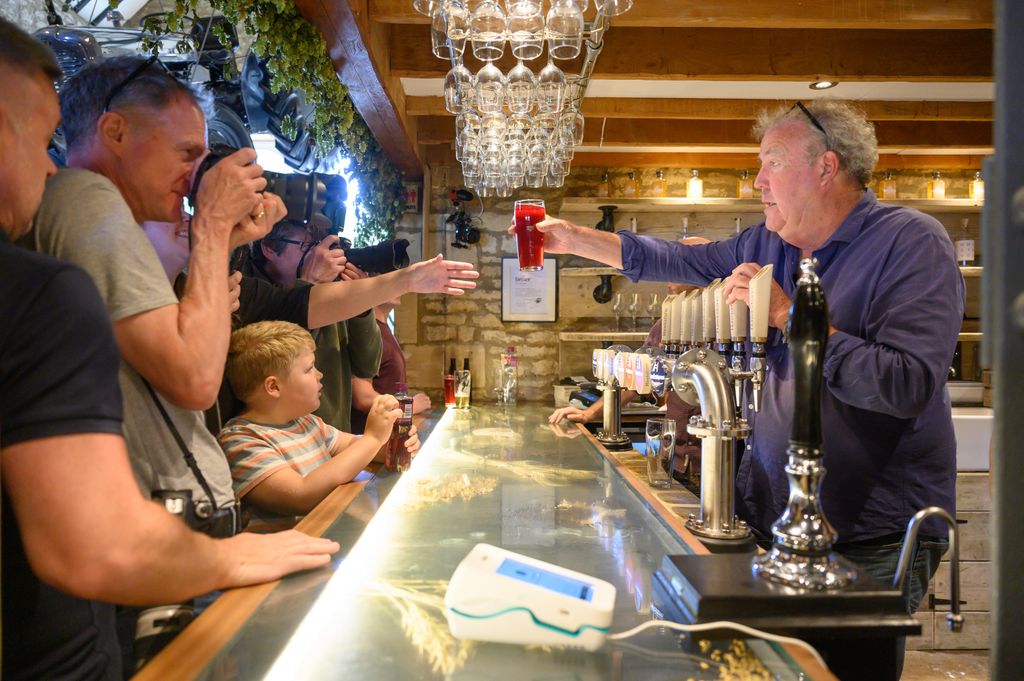 Jeremy Clarkson at The Farmer's Dog pub