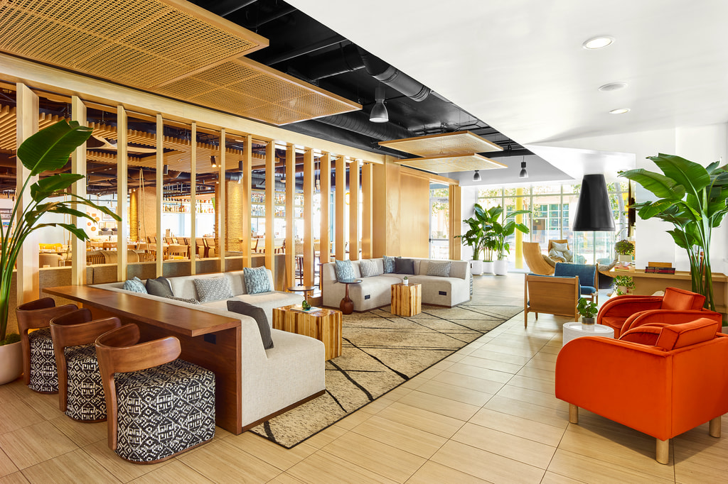 The Pierside Hotel lobby