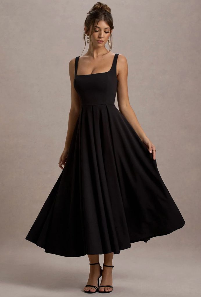 Club L London black funeral dress