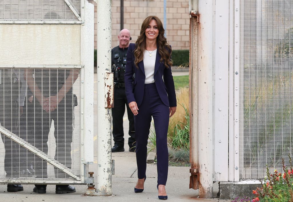 Kate Middleton rocks Alexander McQueen tailored suit