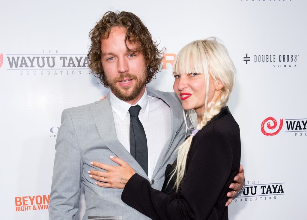 Sia showed off her engagement ring from Erik Anders Lang in June 2014