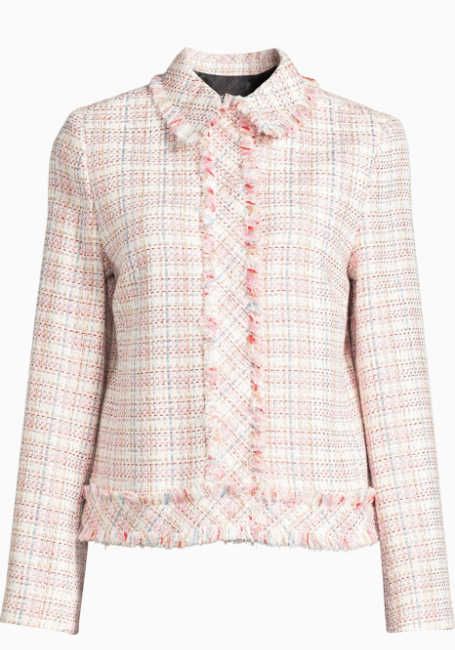 Chanel Tweed Cropped Jacket in Magenta  UFO No More