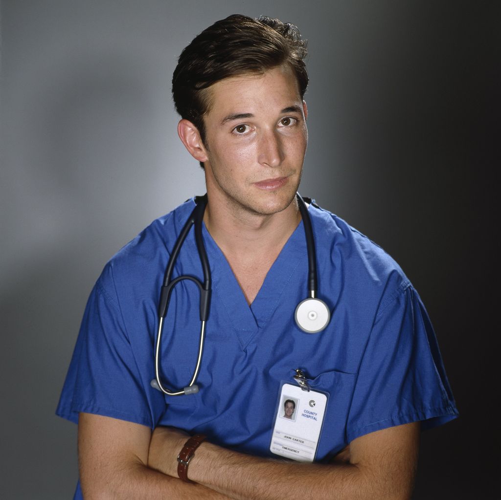 Noah Wyle as Dr. John Carter on ER, 1995