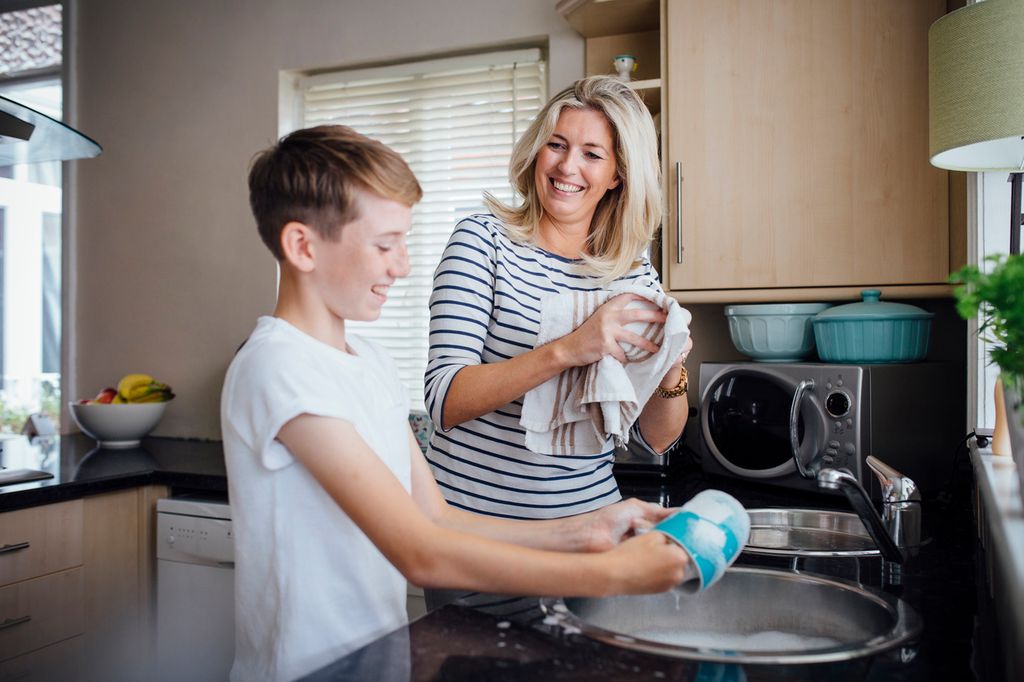 Even everyday chores such as doing the washing up can be an opportunity to strengthen your relationship with your family