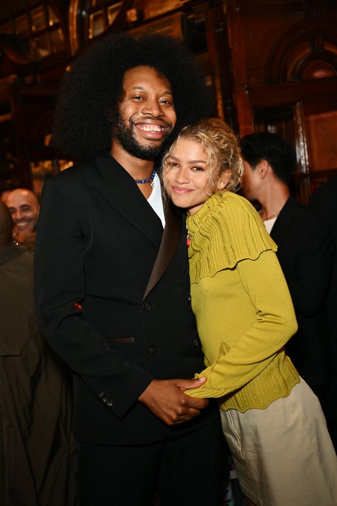 She posed with playwright Jeremy O. Harris