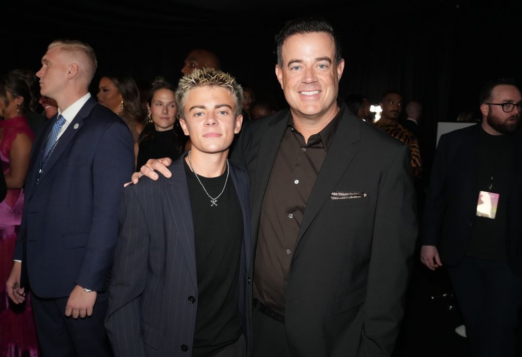 Jackson Daly and Carson Daly attend the 2024 MTV Video Music Awards at UBS Arena on September 11, 2024 in Elmont, New York