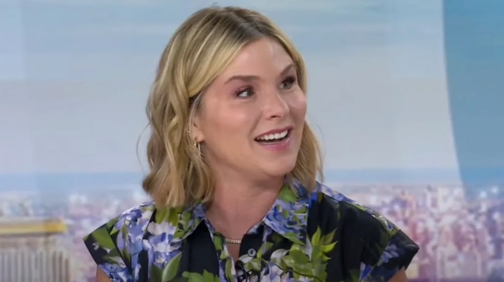 Jenna Bush-Hager in floral dress