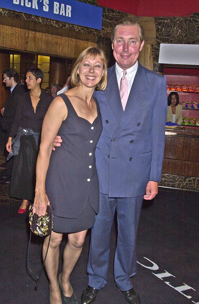 Jenny Agutter with her husband Johan at a red carpet event