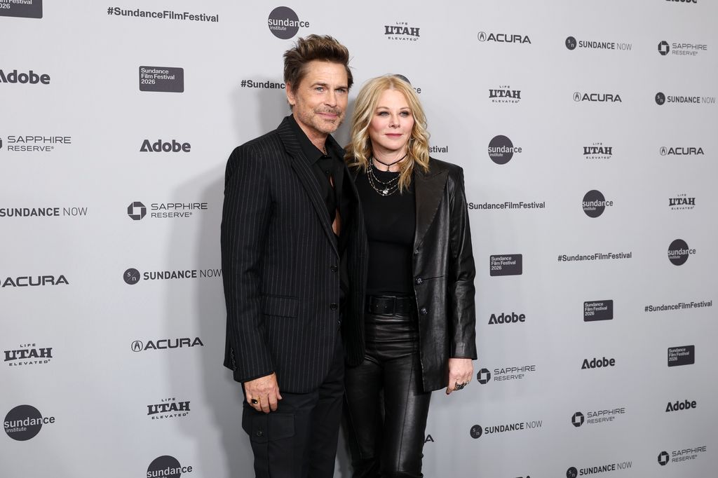Rob and his wife Sheryl Berkoff on the red carpet