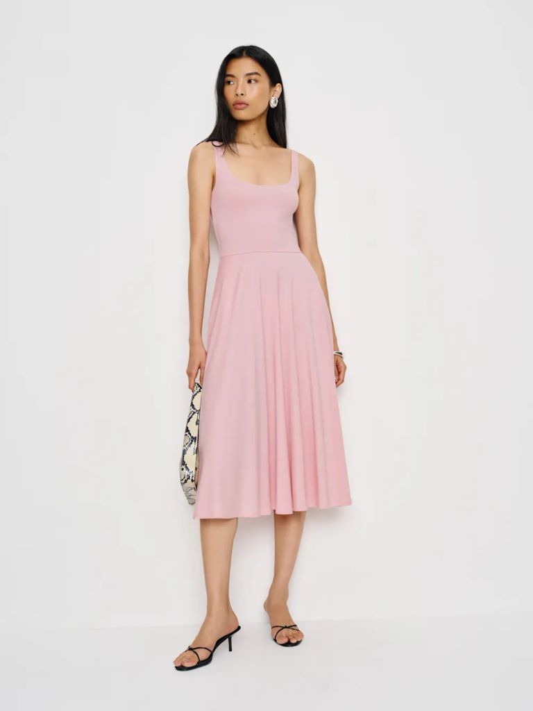 Reformation pink dress