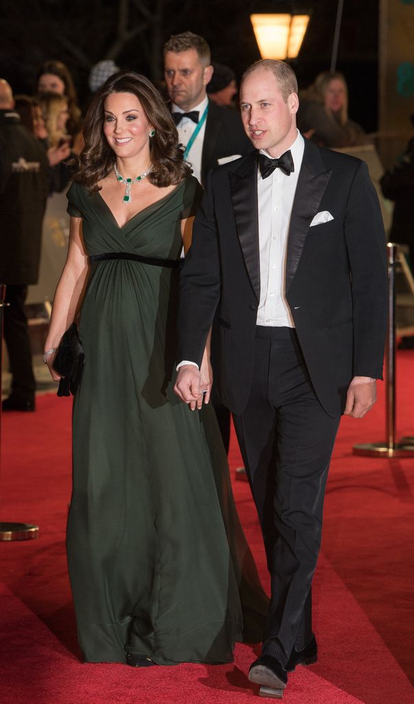 William and Kate at 2018 BAFTAs