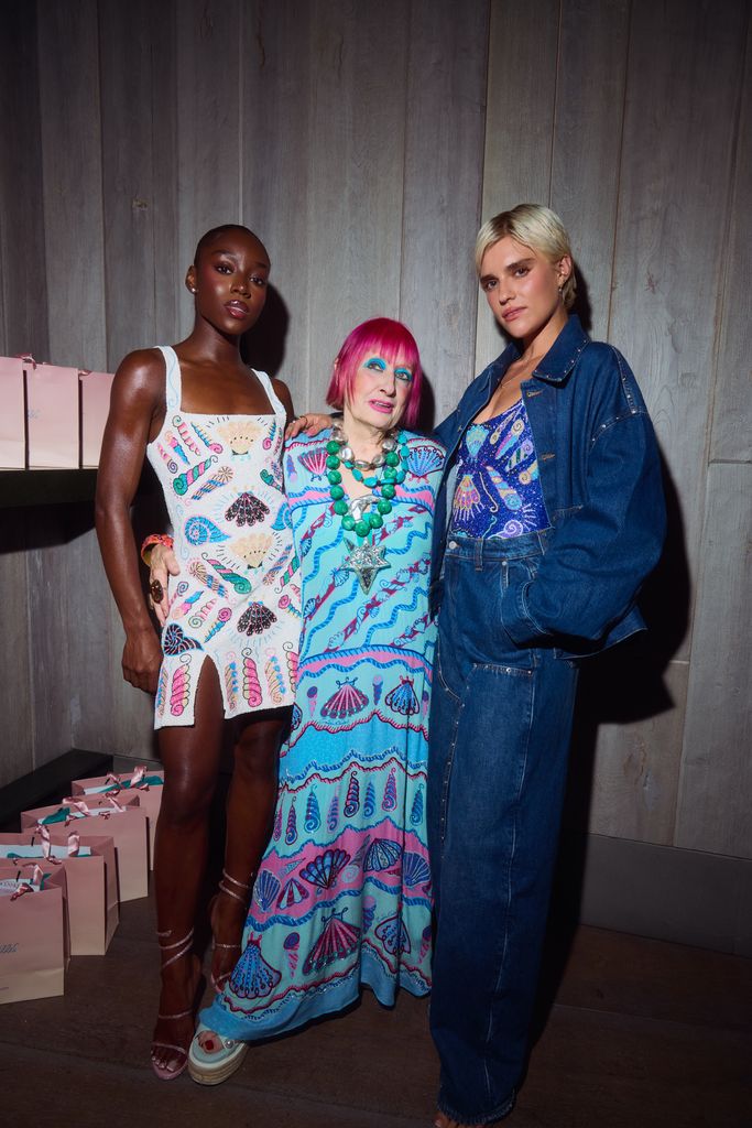 Yvonne Victoria, Dame Zandra Rhodes and Tigerlily Taylor