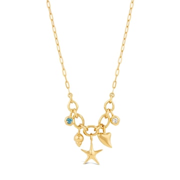 Dinny Hall Thalassa Ocean Treasures Charm Necklace