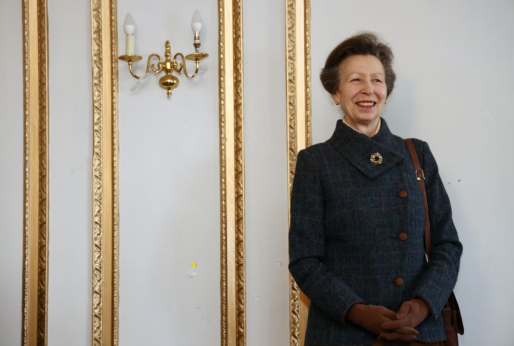 Princess Anne, Princess Royal watches presentations during her visit to knife crime community group 'Off The Streets'