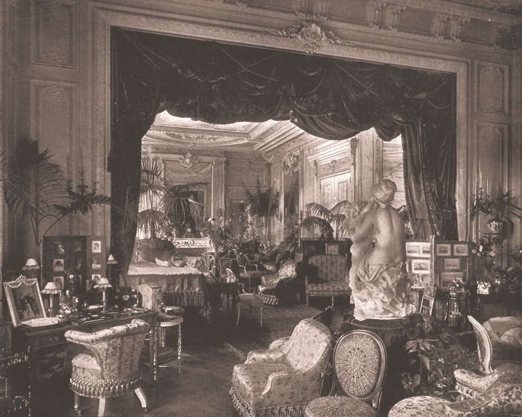 Le salon de Sandringham House, Norfolk en 1894