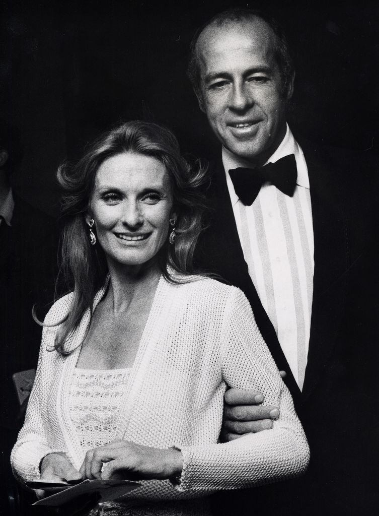 Black and white photo of Cloris Leachman and George Englund 
