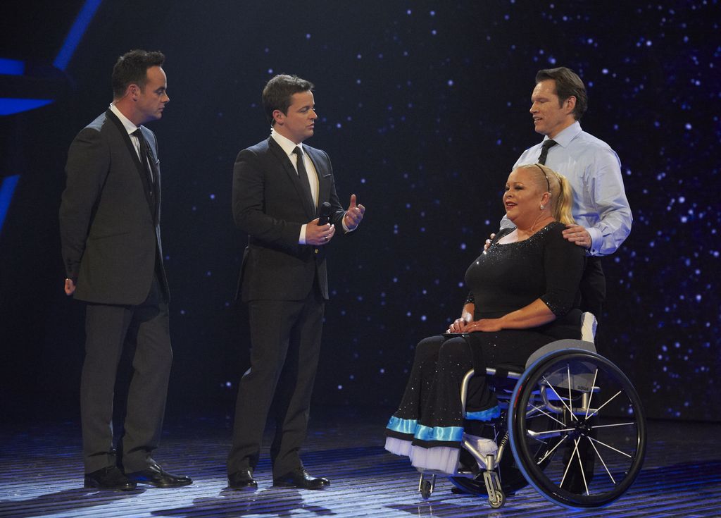 Ant and Dec with Strictly Wheels - Paula Moulton and Gary Lyness