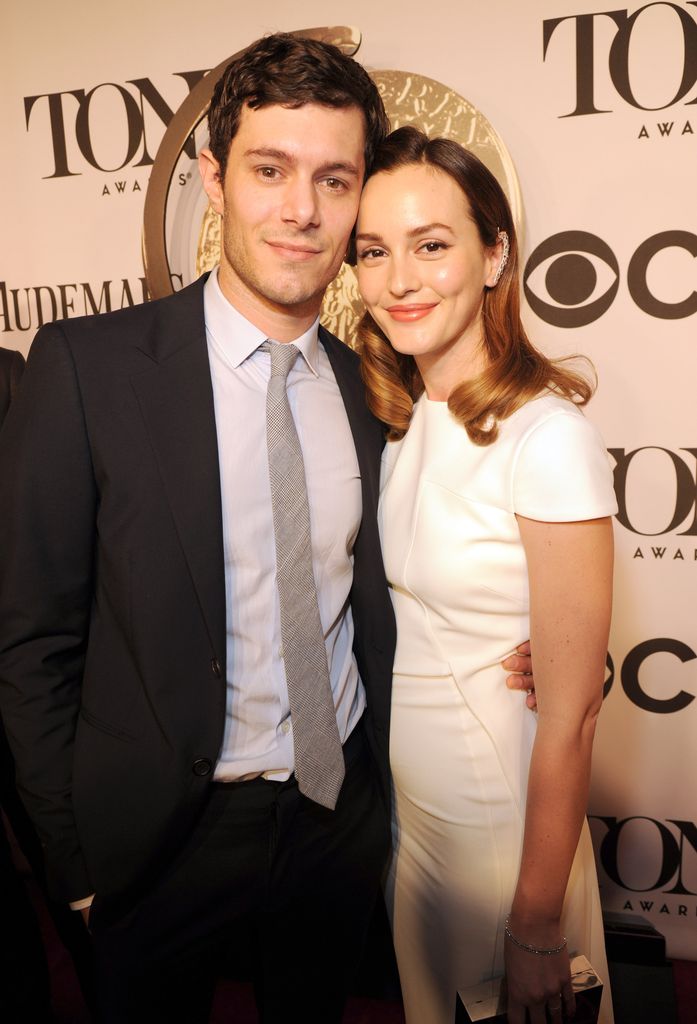 Adam Brody and Leighton Meester attend the 68th Annual Tony Awards at Radio City Music Hall on June 8, 2014 in New York City