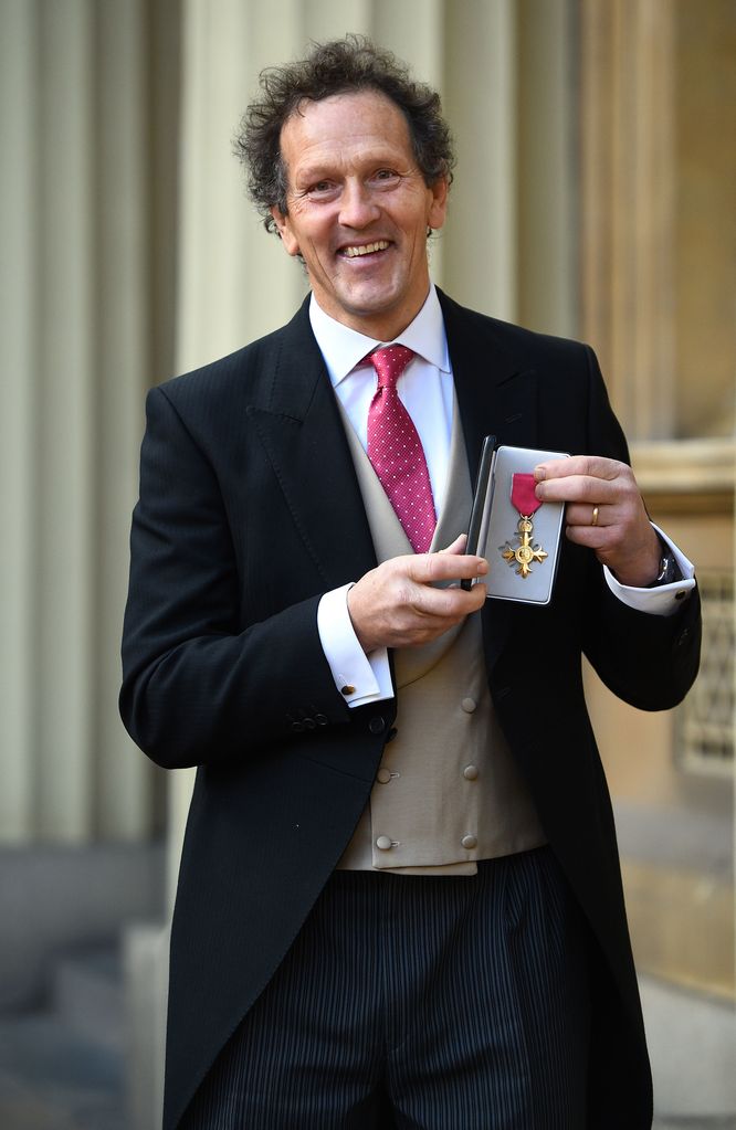 Monty Don received his OBE in 2018