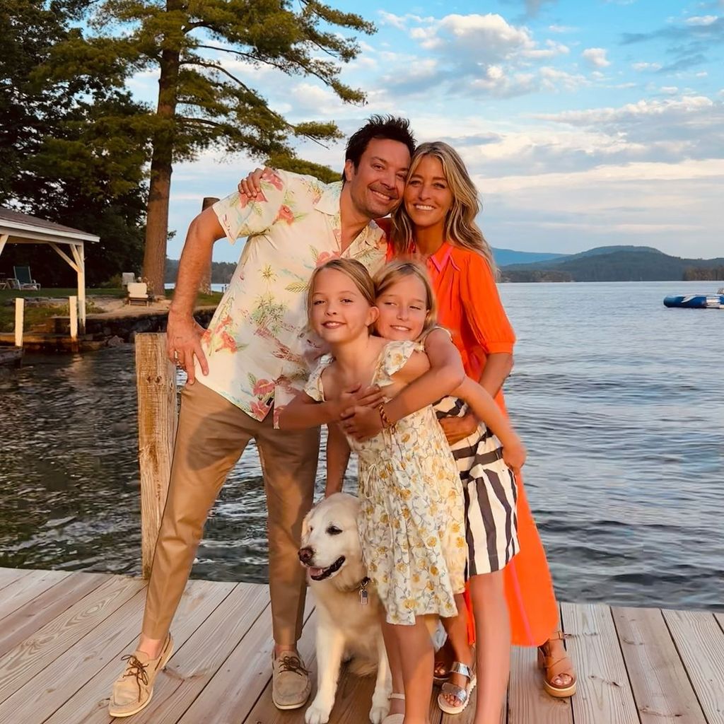 Jimmy with his family in new rare photo