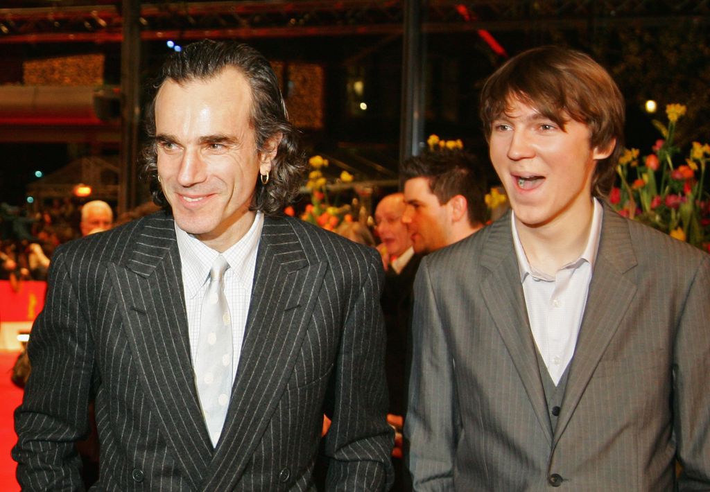 Daniel Day-Lewis and Paul Dano attend the 'There Will Be Blood' premiere