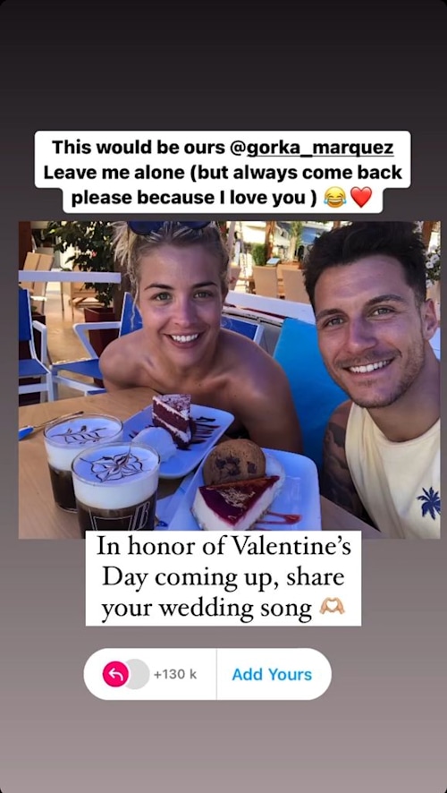 A photo of Gemma and Gorka on holiday 