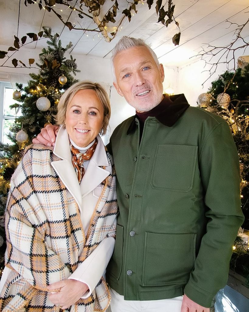 Shirlie and Martin Kemp at their home at Christmas time
