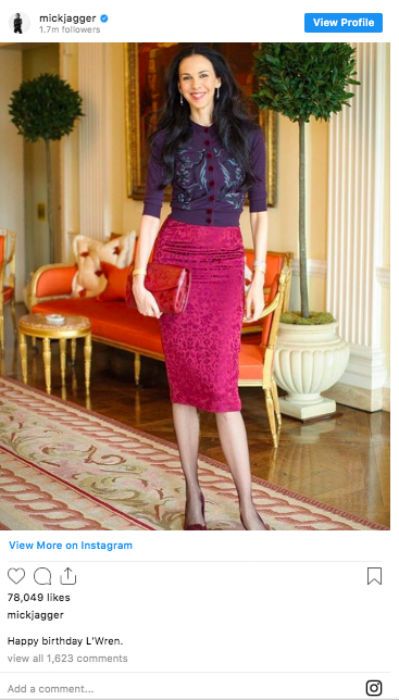 mick jagger tribute lwren scott