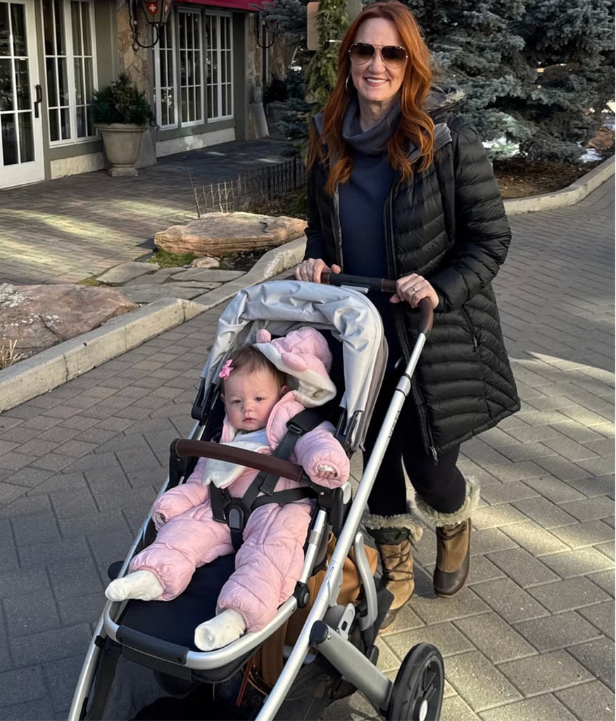 Photo shared by Ree Drummond reuniting with her daughter Alex's daughter Sofia during a family vacation to Vail