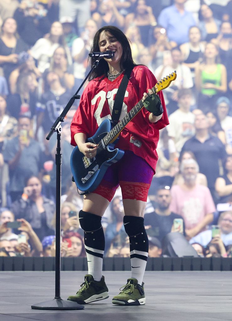 Billie performs onstage during HIT ME HARD AND SOFT: THE TOUR 
