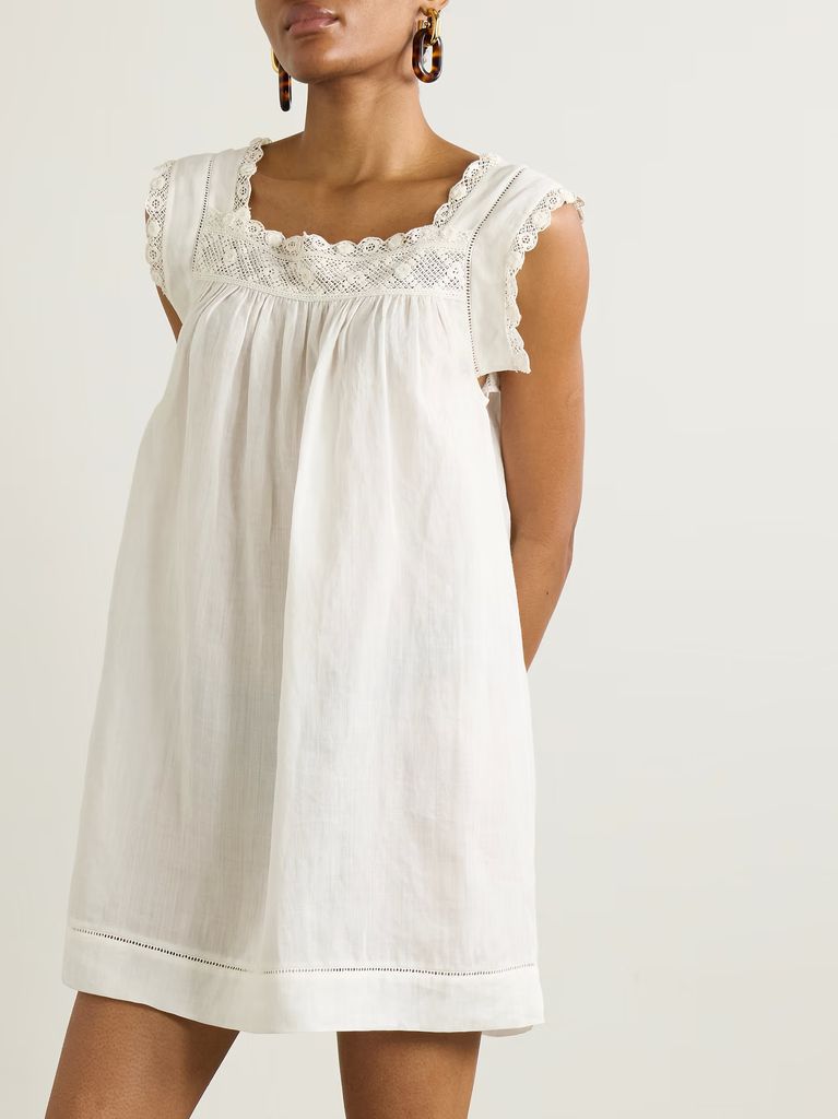 Dôen white mini dress