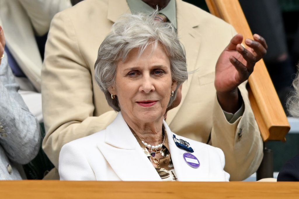 Birgitte, Duchess of Gloucester attends day eight of the Wimbledon Tennis Championships