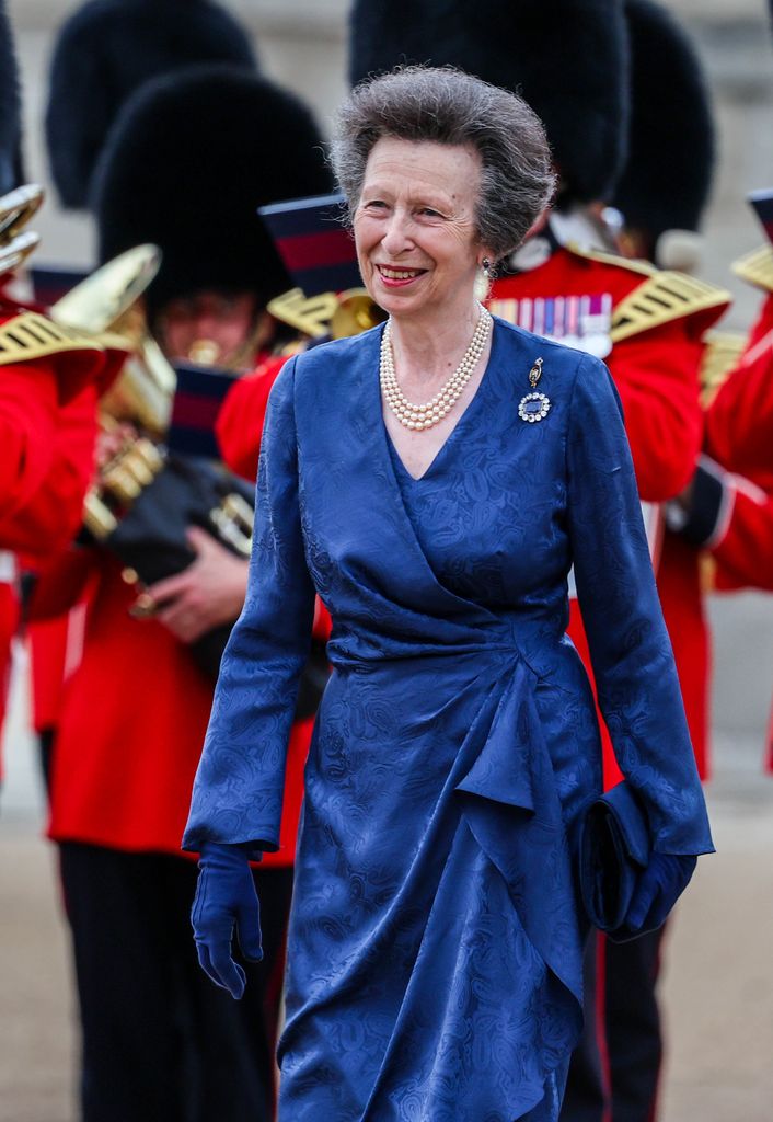 Princess Anne takes part in the Household Division Musical Spectacular 2025