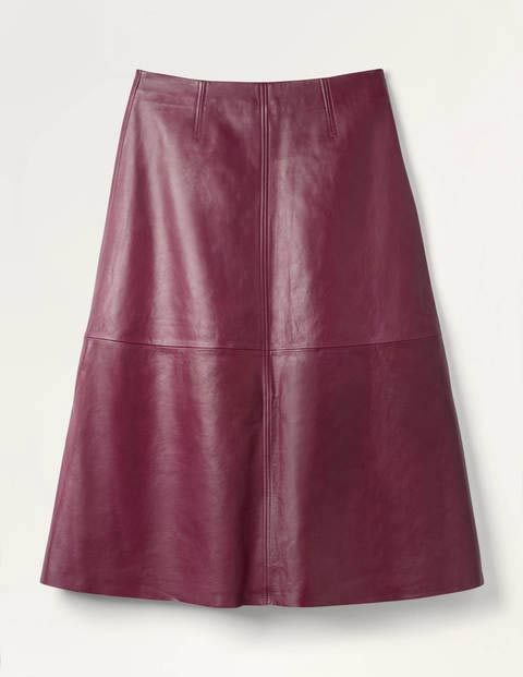 boden leather skirt