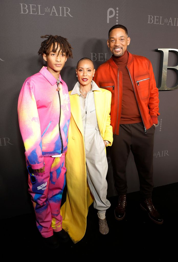 jaden smith jada pinkett smith will smith red carpet 2022