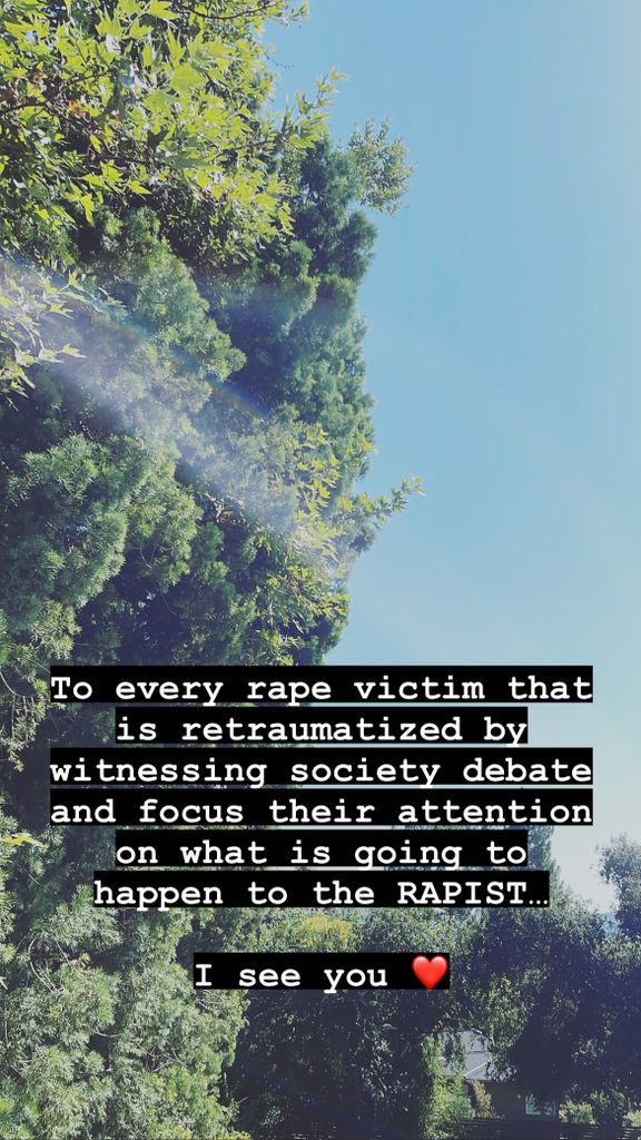 Ashley Hinshaw posts pictures of sky and trees, says she 'sees' the victims of Danny Masterson's rape