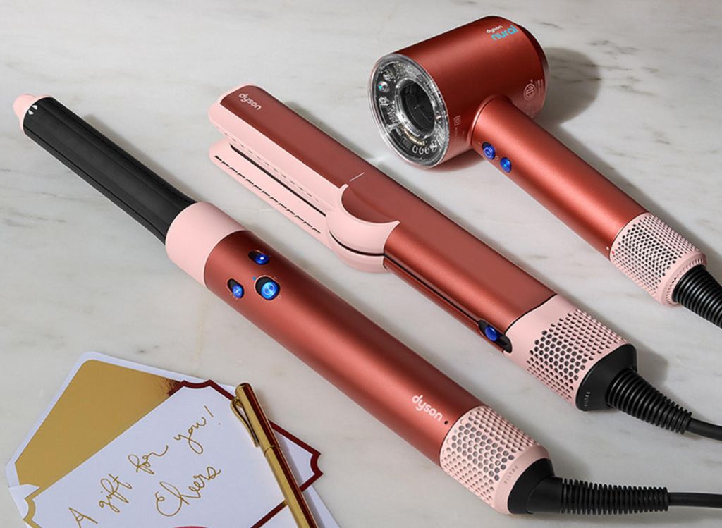 Dyson pink haircare