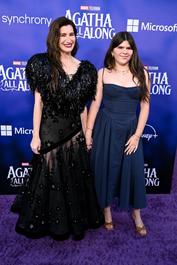 Kathryn Hahn and Mae Marie Sandler at the Special Launch Event For Marvel Television's "Agatha All Along" 