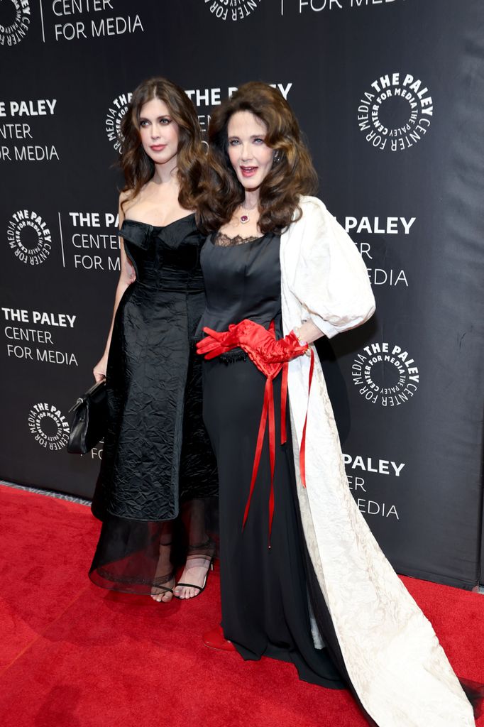 Jessica Altman and Lynda Carter attend the 2025 Paley Honors at The Ziegfeld Ballroom on May 19, 2025