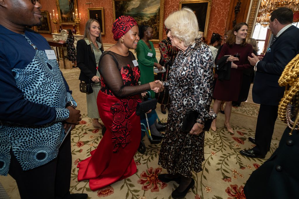 Queen Camilla with Dr Anne Makena 