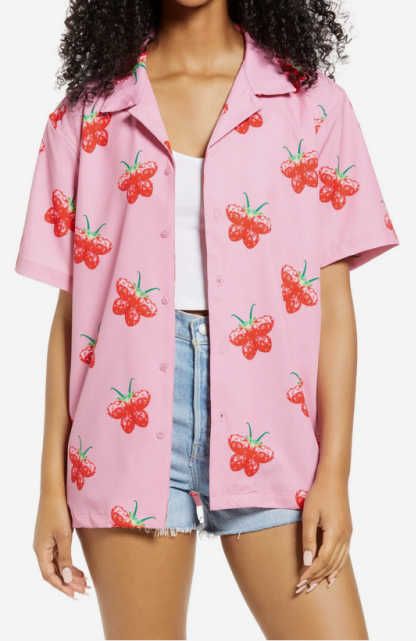 lady gaga strawberry butterfly shirt petals peacocks where to buy