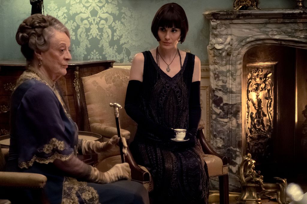 Dame Maggie Smith as The Dowager Countess of Grantham and Michelle Dockery as Lady Mary Talbot
'Downton Abbey' Film - 2019
