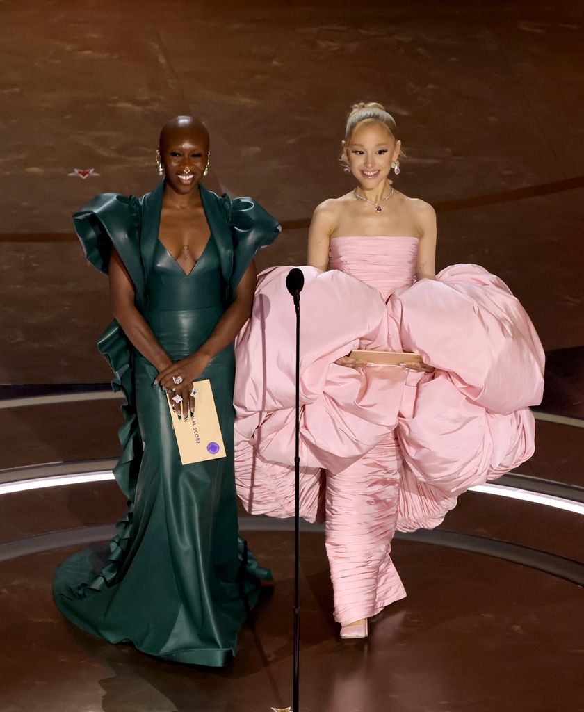 Cynthia Erivo and Ariana Grande looked like Elphaba and Glinda at the 96th Annual Academy Awards 